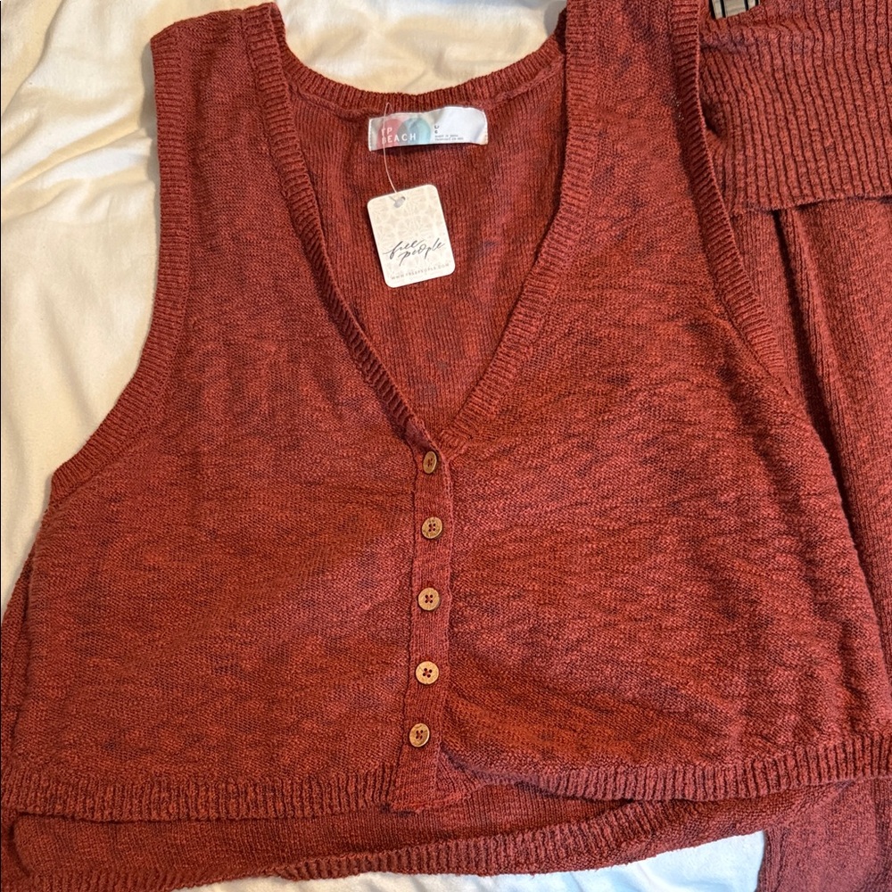 FP beach knit set.